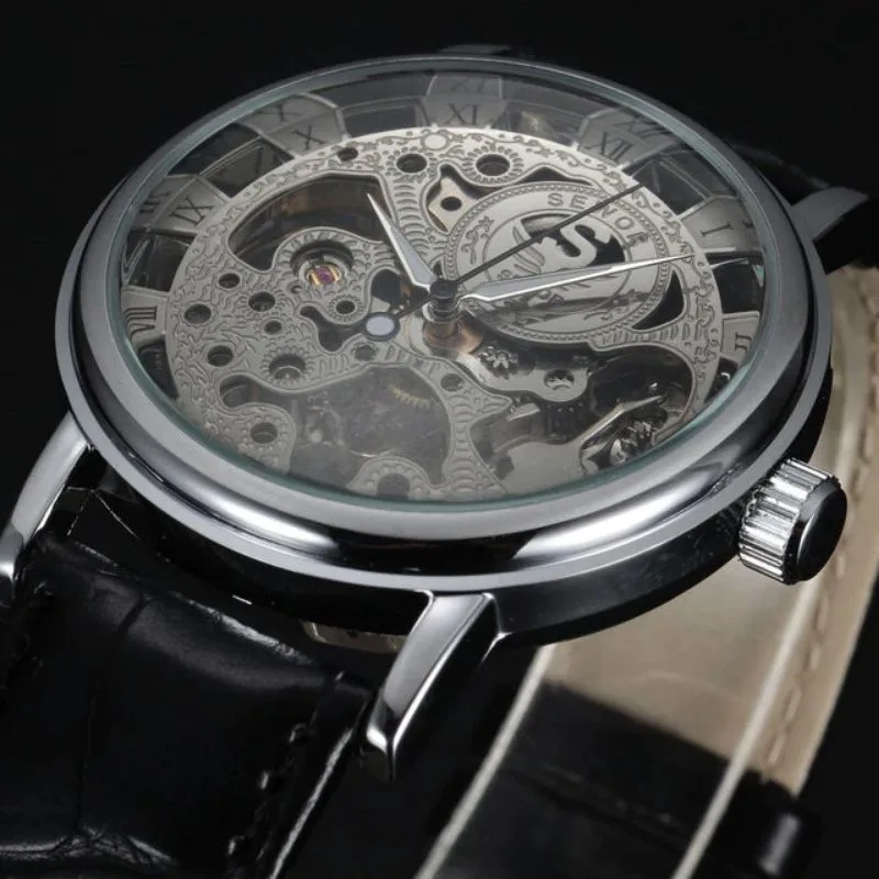 View 6 — Men’s steampunk watch — Skeleton
