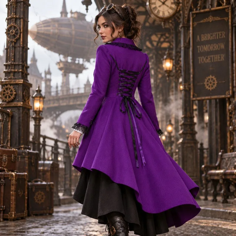 View 4 — Women’s Victorian steampunk jacket — Style