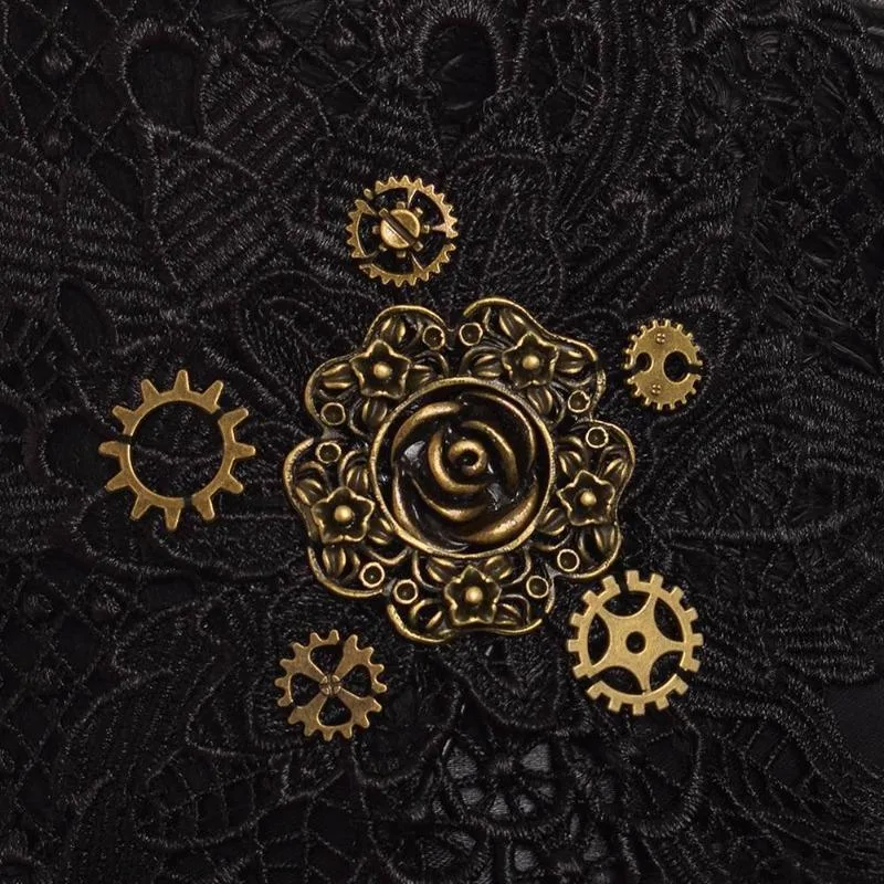 View 4 — Victorian steampunk hat