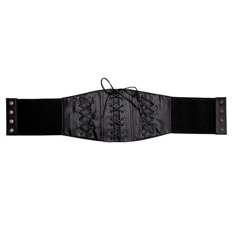 View 7 — Steampunk waist cincher — Belt PU faux leather