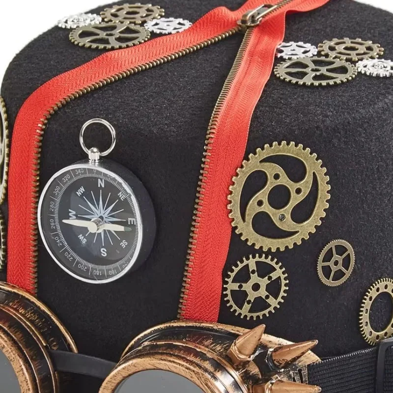 View 5 — Steampunk hat — revolutionary