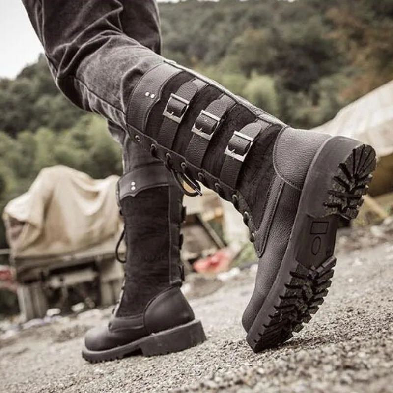 View 6 — Steampunk boots — motorcycle