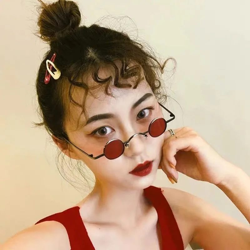 View 2 — Steampunk sunglasses — small round