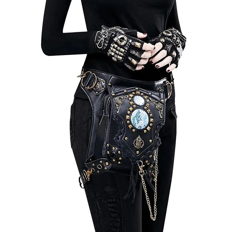View 3 — Steampunk satchel — Cyber punk