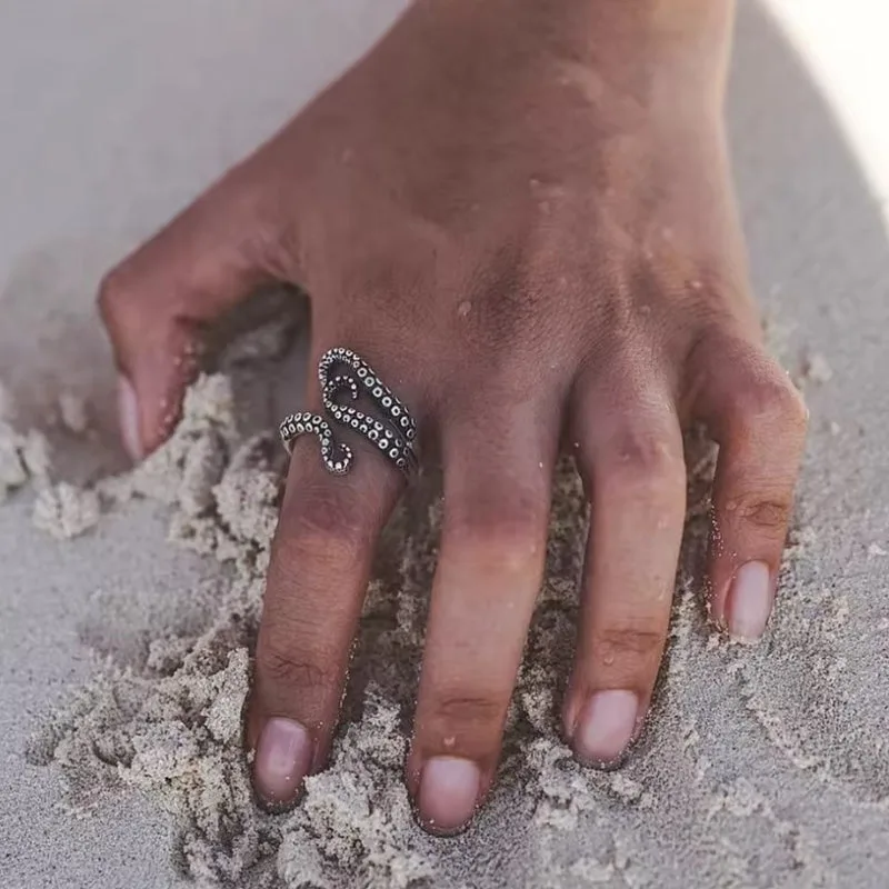 View 2 — Steampunk ring — Kraken