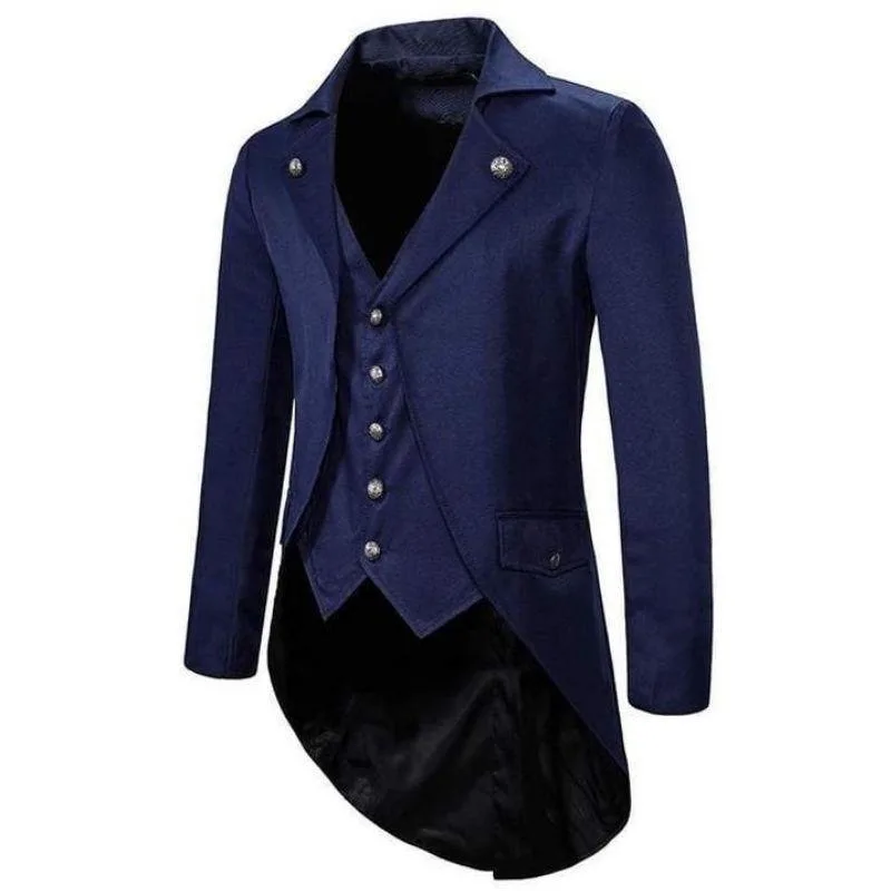 View 3 — Men’s steampunk frock coat — Jacket
