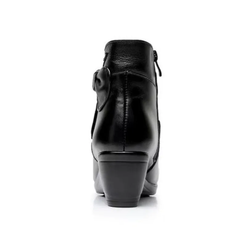 View 9 — Women’s steampunk ankle boots — without lacing