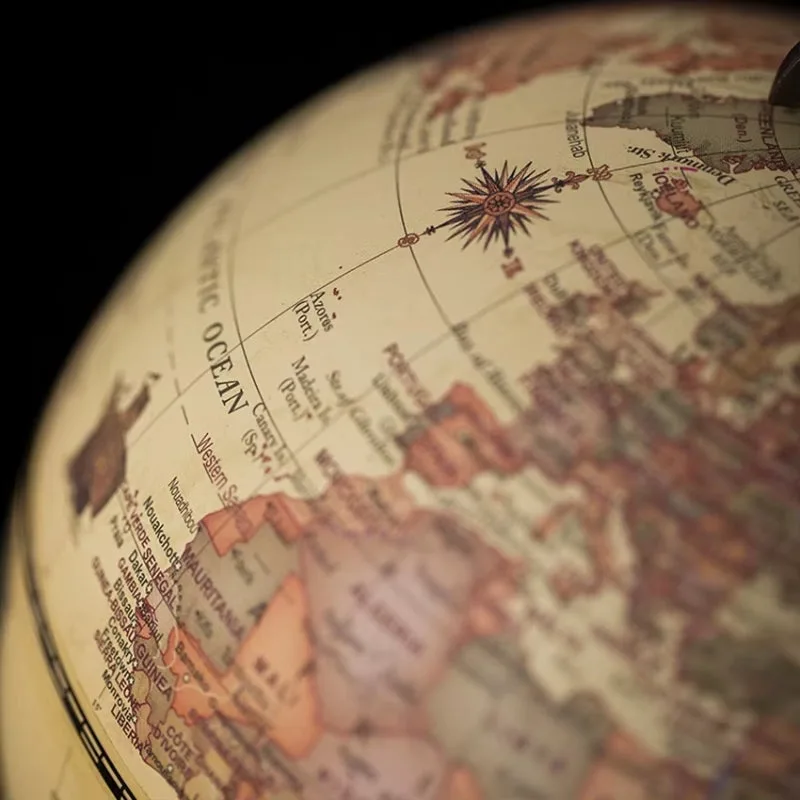 View 6 — Steampunk globe rotating on foot