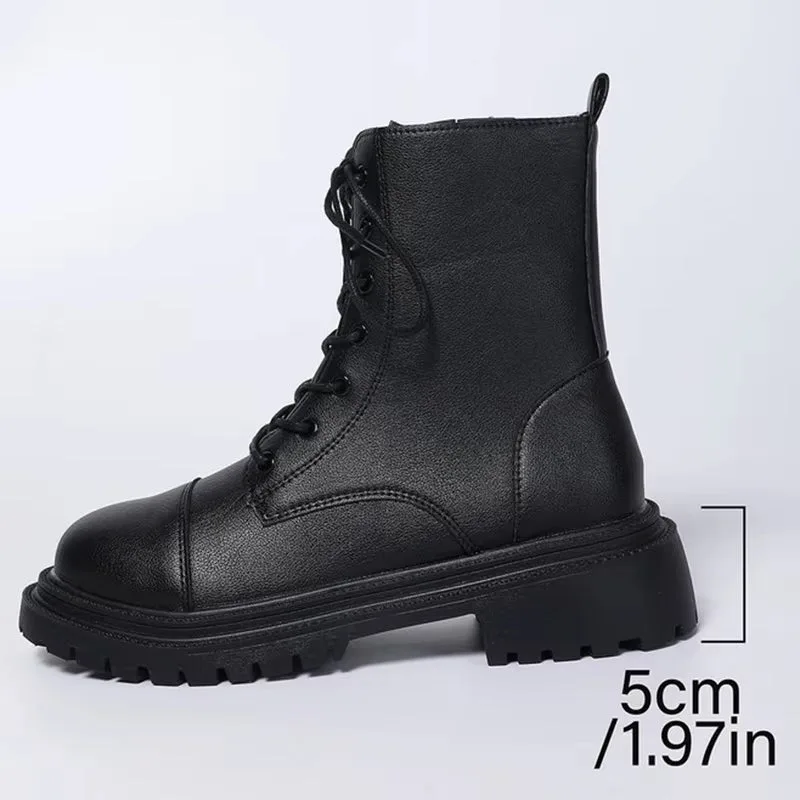 View 7 — Women’s steampunk ankle boots — treads