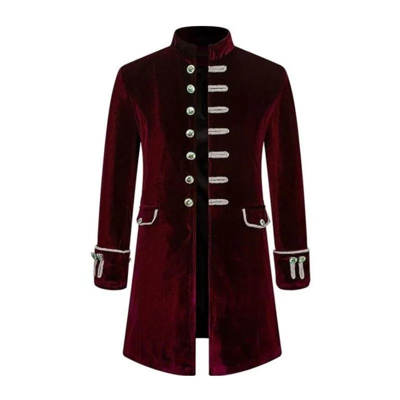 View 6 — Gothic steampunk jacket — long