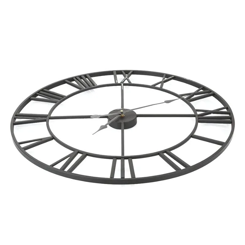 View 3 — Vintage-style steampunk clock — black