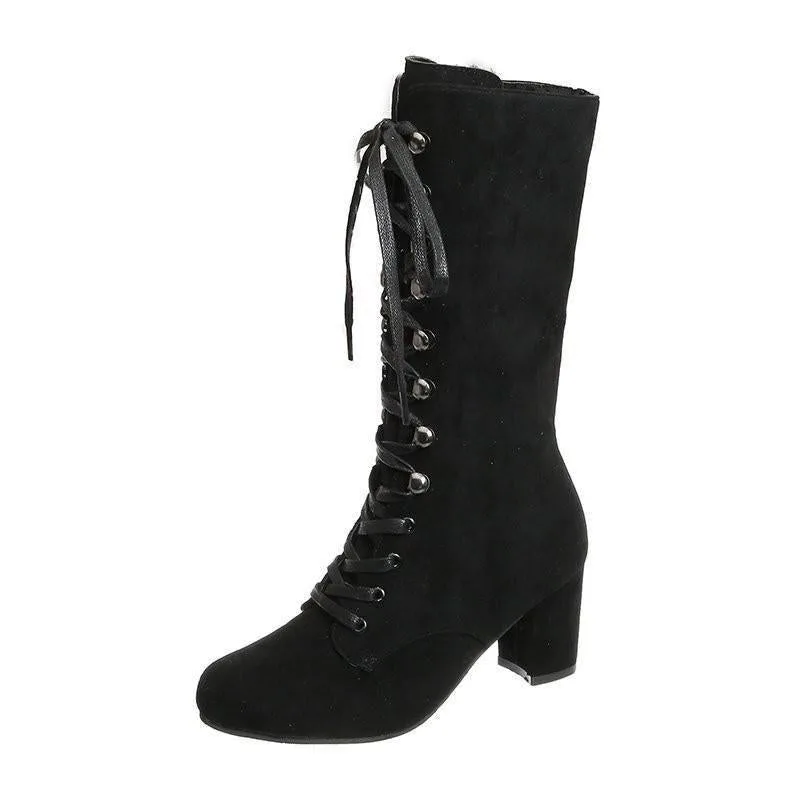 View 3 — Vintage-style steampunk boots
