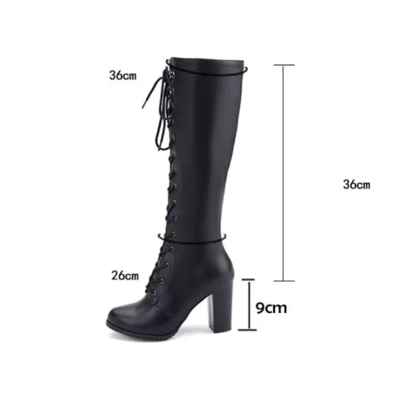 View 3 — Retro steampunk boots — black