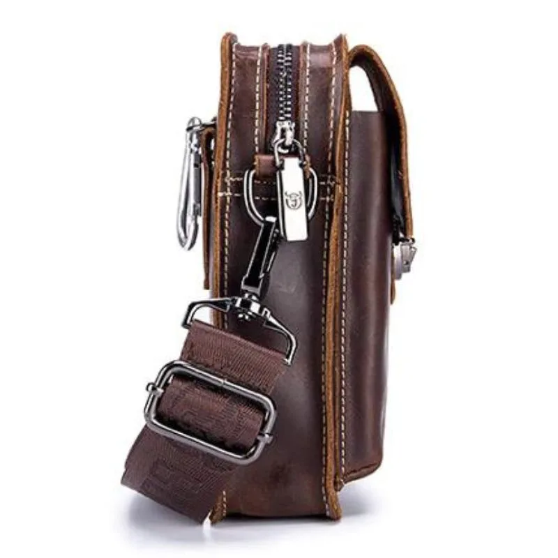 View 7 — Steampunk pouch leather  shoulder strap