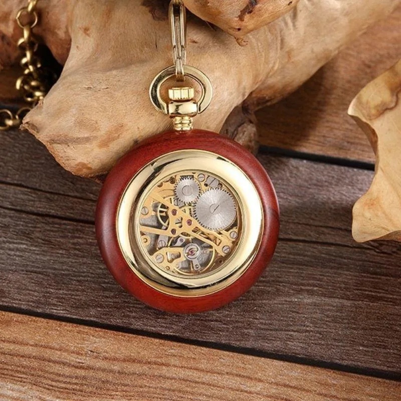 View 4 — Steampunk pocket watch — wood — Ref. 6598463062101