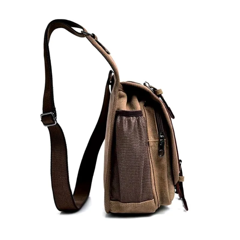 View 7 — Vintage-style steampunk satchel — shoulder strap
