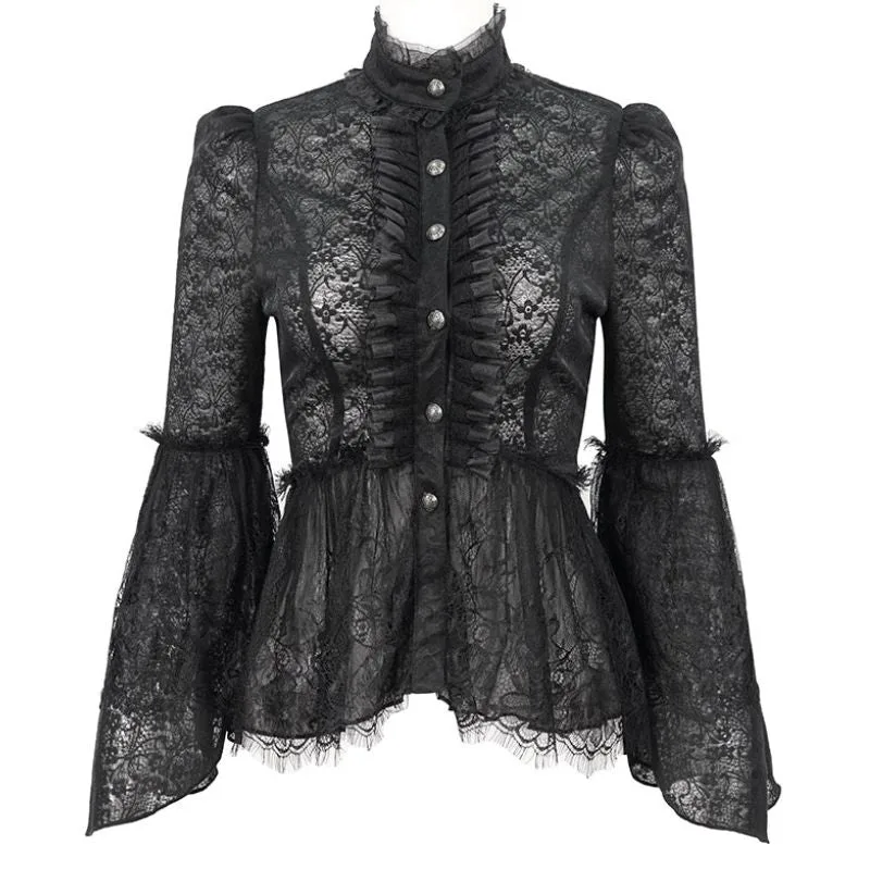 Women’s gothic steampunk shirt — cravat
