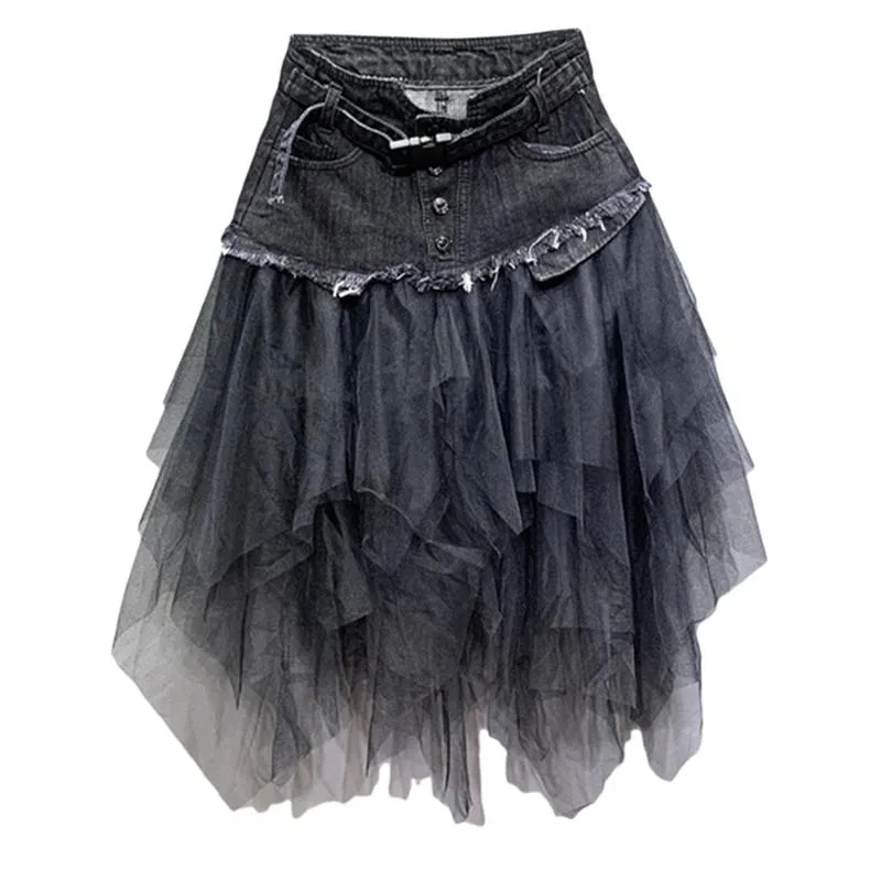 Steampunk skirt — Jean and Tulle