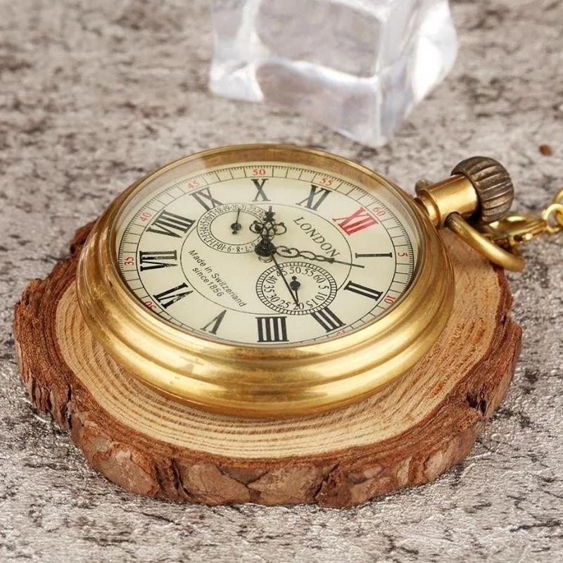View 2 — Antique-style steampunk pocket watch — Ref. 6602213130325