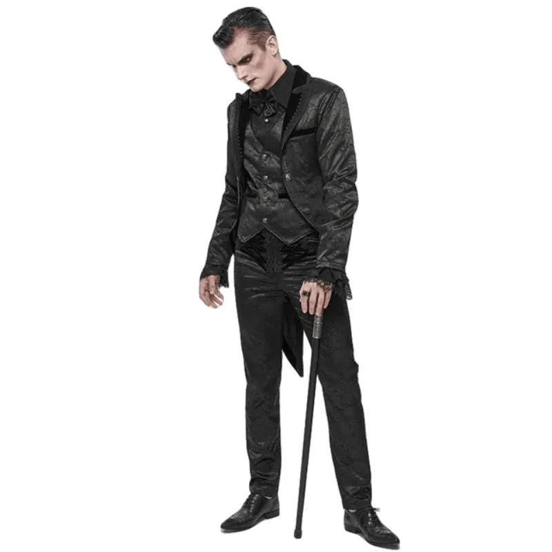View 3 — Men’s steampunk tailcoat — Jacket with
