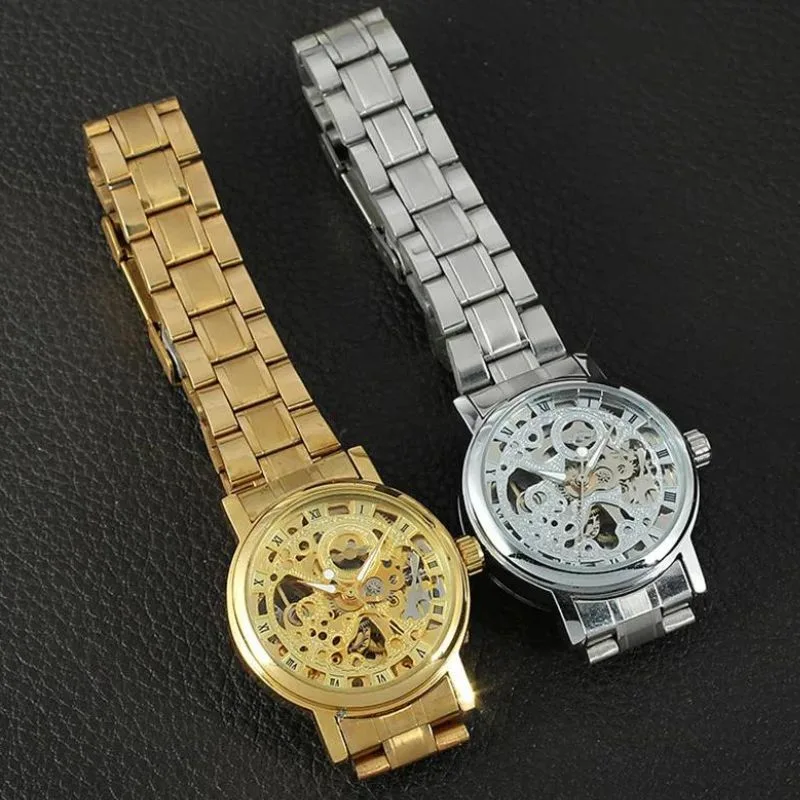 View 5 — Women’s steampunk watch — skeleton visible