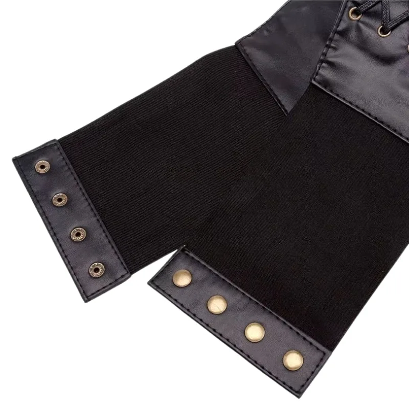 View 4 — Steampunk waist cincher — Belt PU faux leather