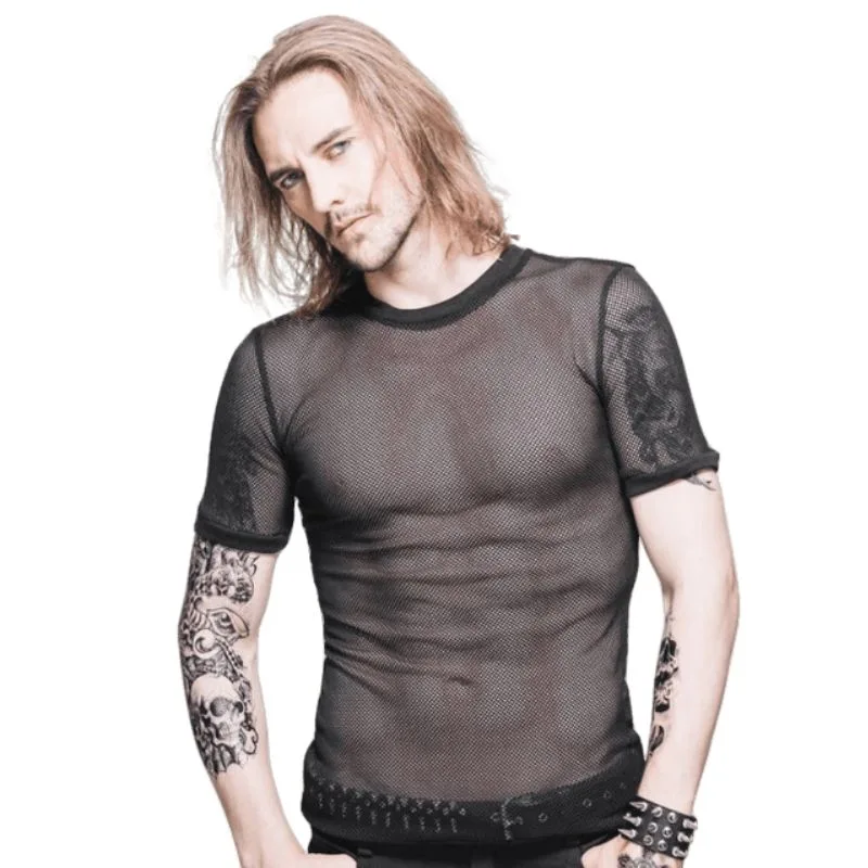 Men’s steampunk t-shirt — transparent