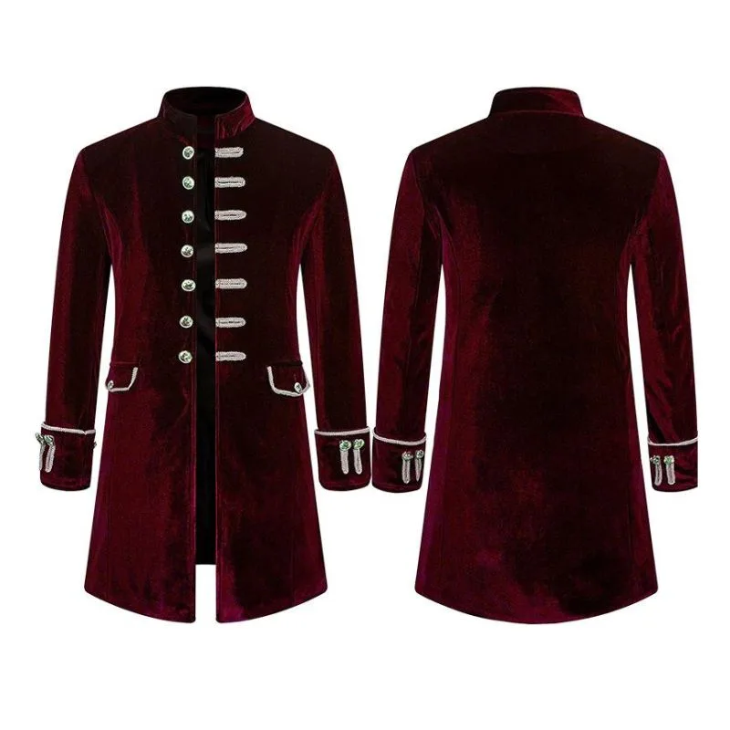 View 7 — Gothic steampunk jacket — long
