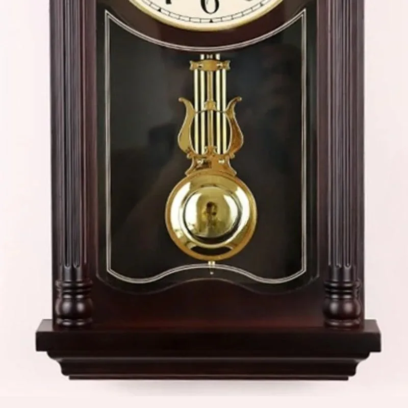 View 4 — Vintage-style steampunk clock — with pendulum