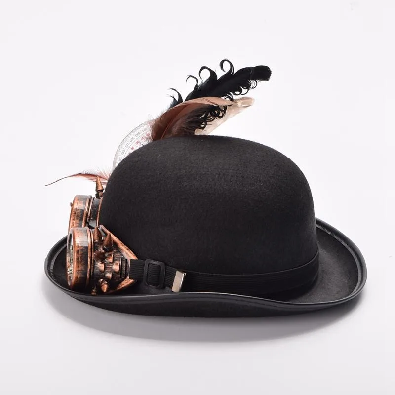 View 5 — Steampunk hat — bowler