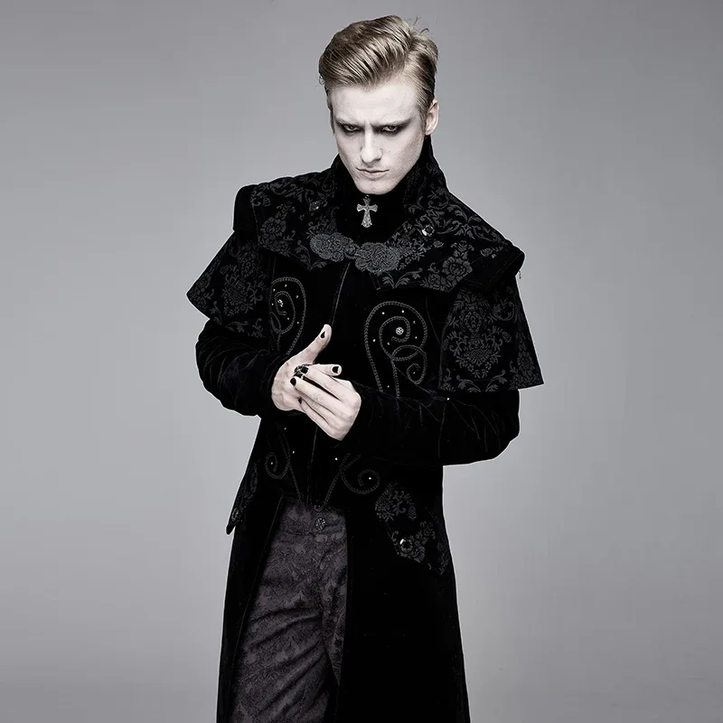 View 8 — Men’s Victorian steampunk coat