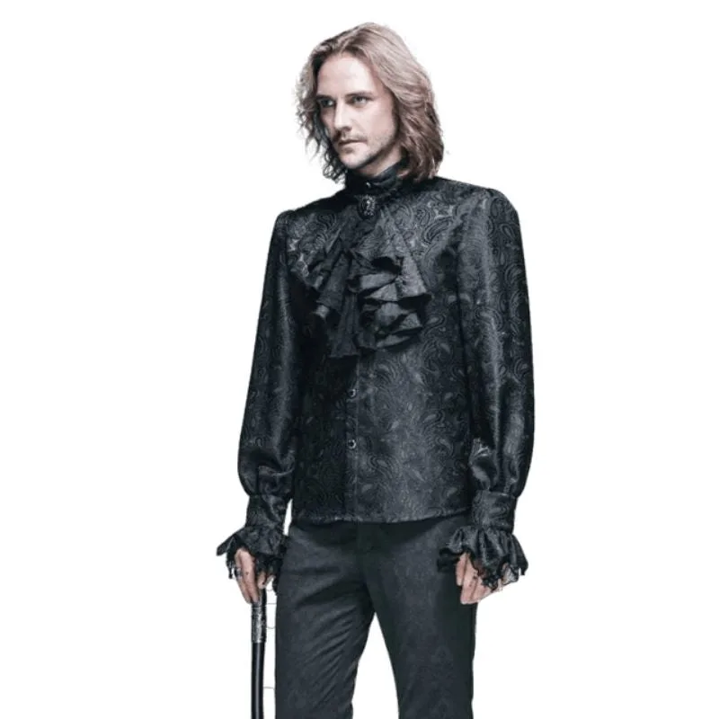 View 2 — Men’s gothic steampunk shirt — aristocrat