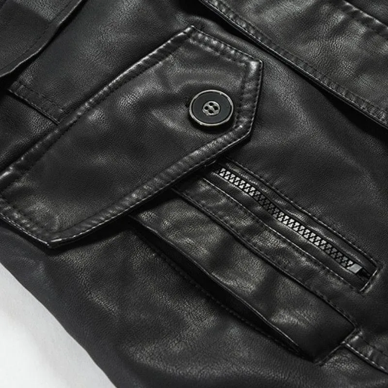View 5 — Men’s steampunk jacket — PU