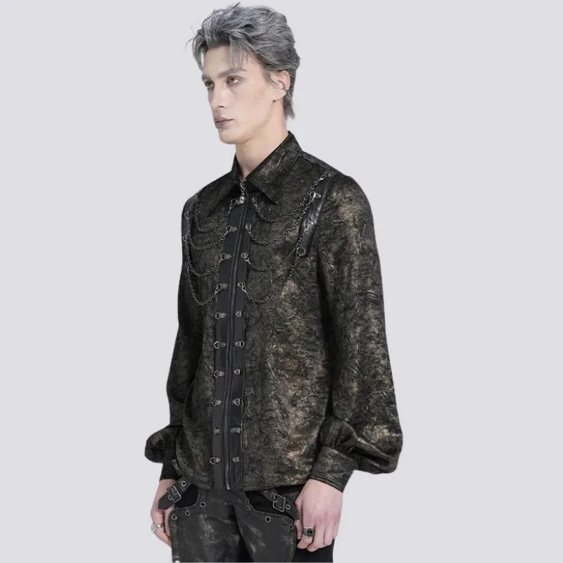 View 5 — Steampunk shirt — brown