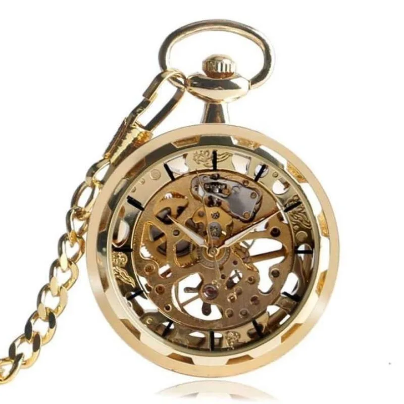 Mechanical steampunk pocket watch — Ref. 6597462098005