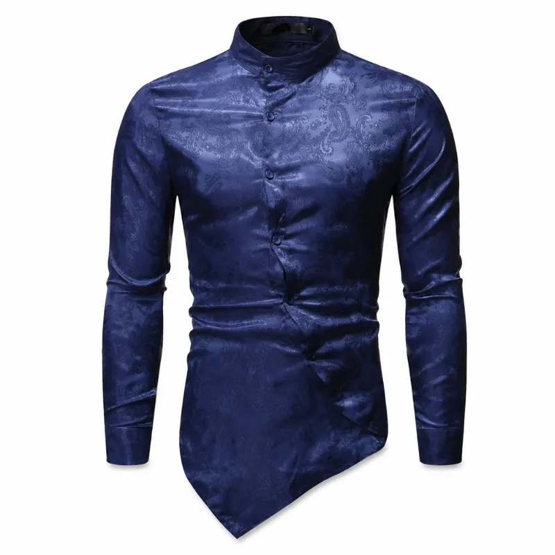 View 13 — Men’s asymmetric steampunk shirt