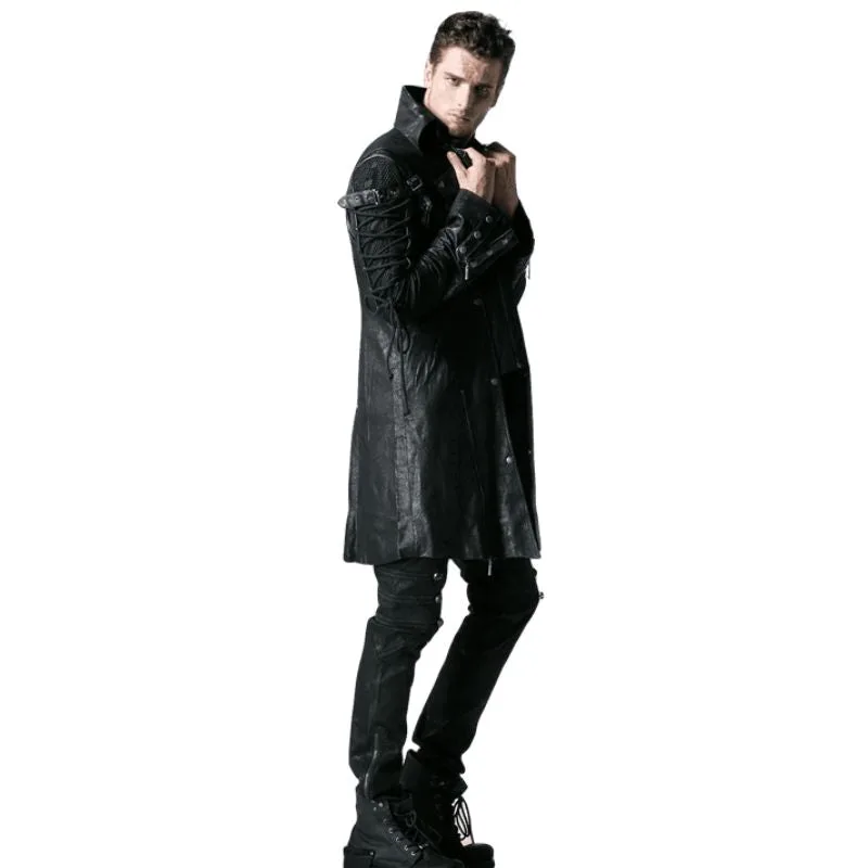 View 3 — Gothic steampunk coat — long