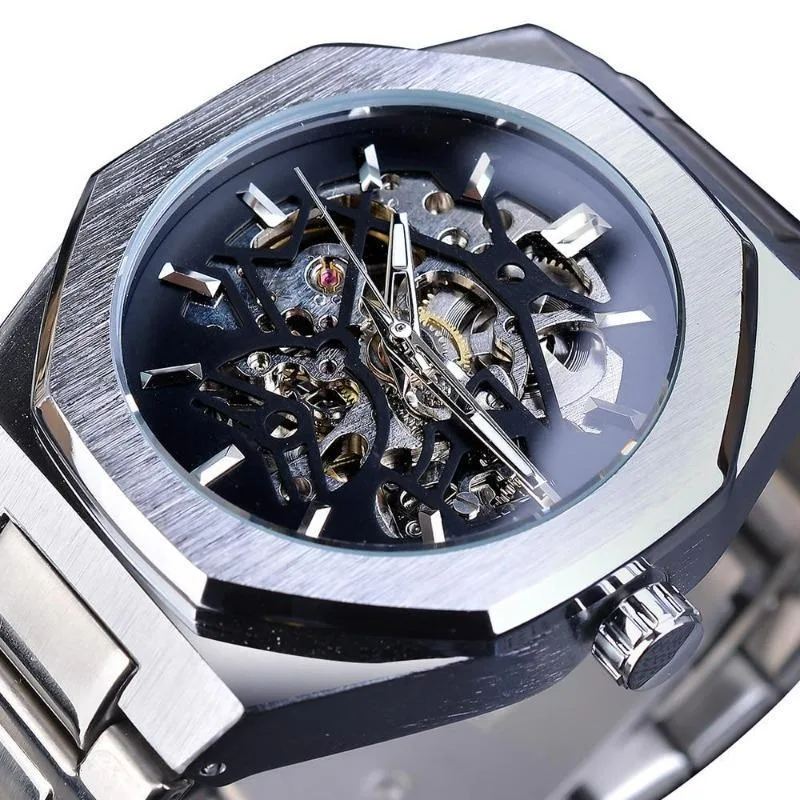 Steampunk watch — dial hexagonal Steampunk watch — dial hexagonal