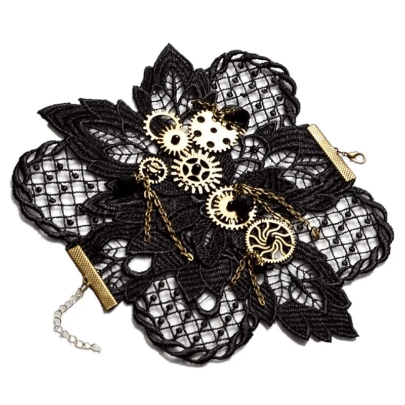 View 3 — Women’s steampunk bracelet