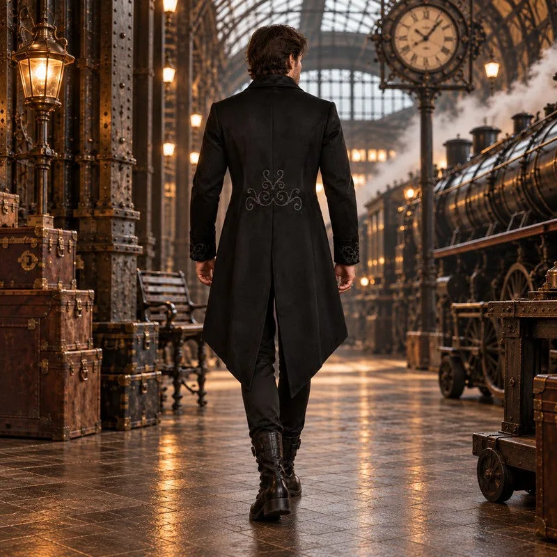 View 11 — Gothic steampunk frock coat — Jacket